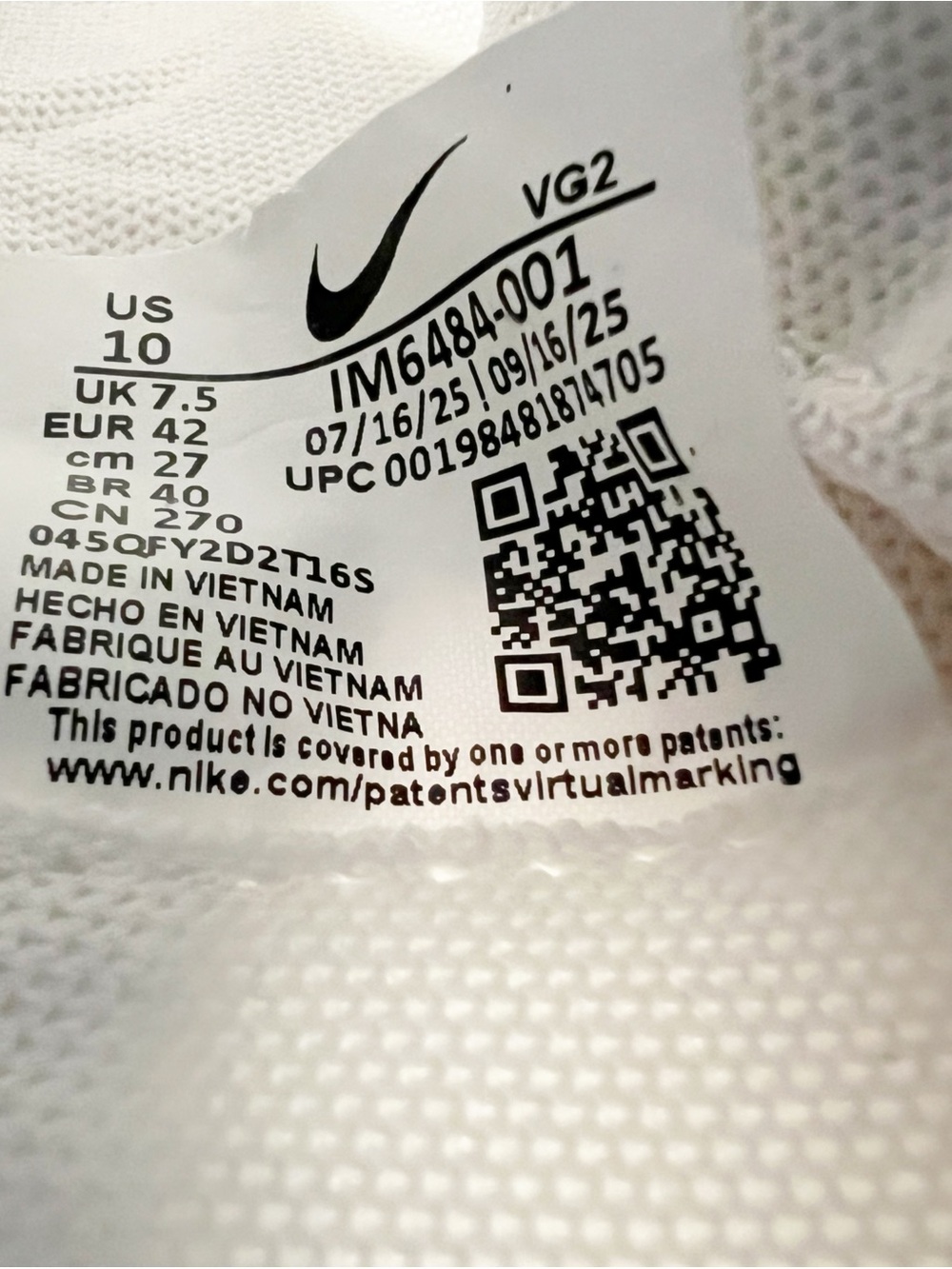Nike Women’s 10 Terra Manta Suede White, Navy & Gum Low-Top Sneakers NWOT - Picture 6 of 6